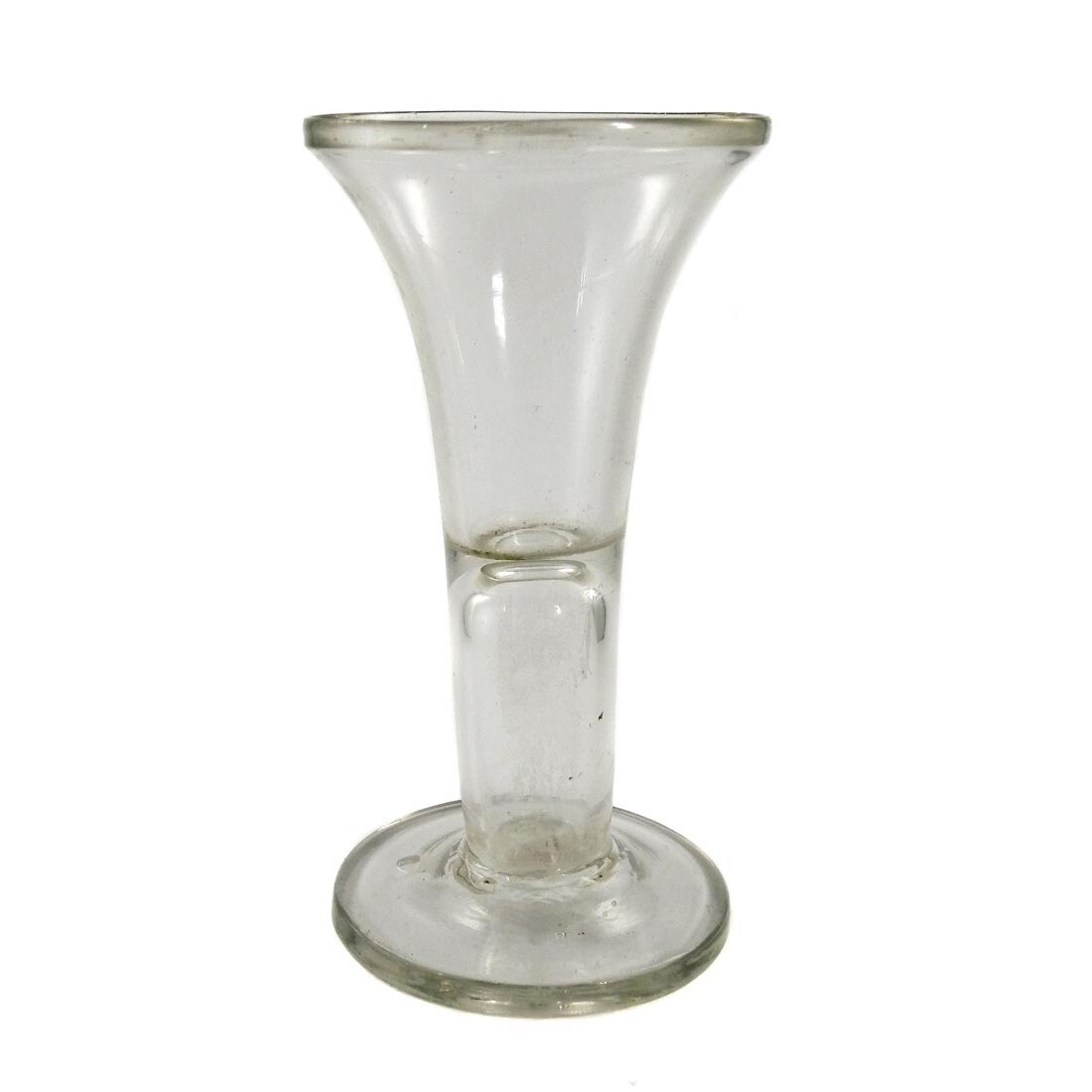 North German coachman&#39;s stump with pierced air bubble, A. 19th century.
