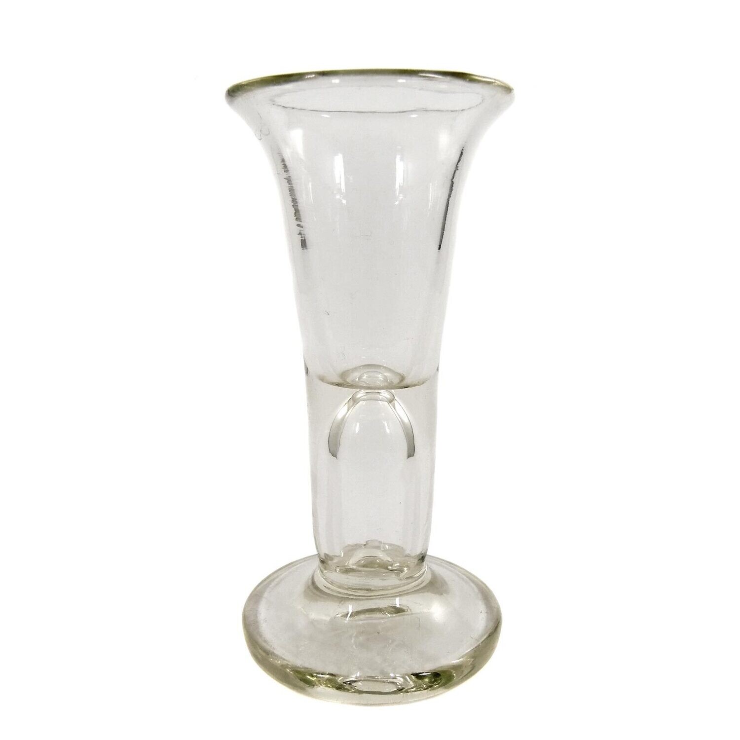 Shot glass with a pierced air bubble, 1st half of the 19th century.