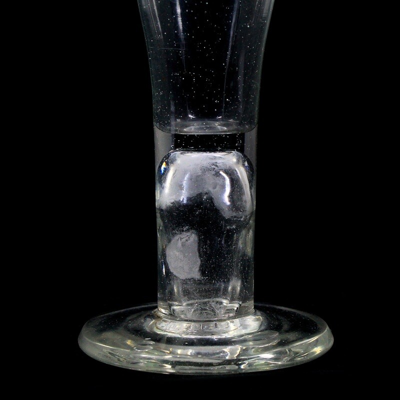 North German sergeant with pierced air bubble, late 18th century.