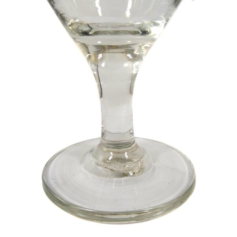 Goblet glass with floral gold painting, Giant Mountains 1/4 of the 19th century.