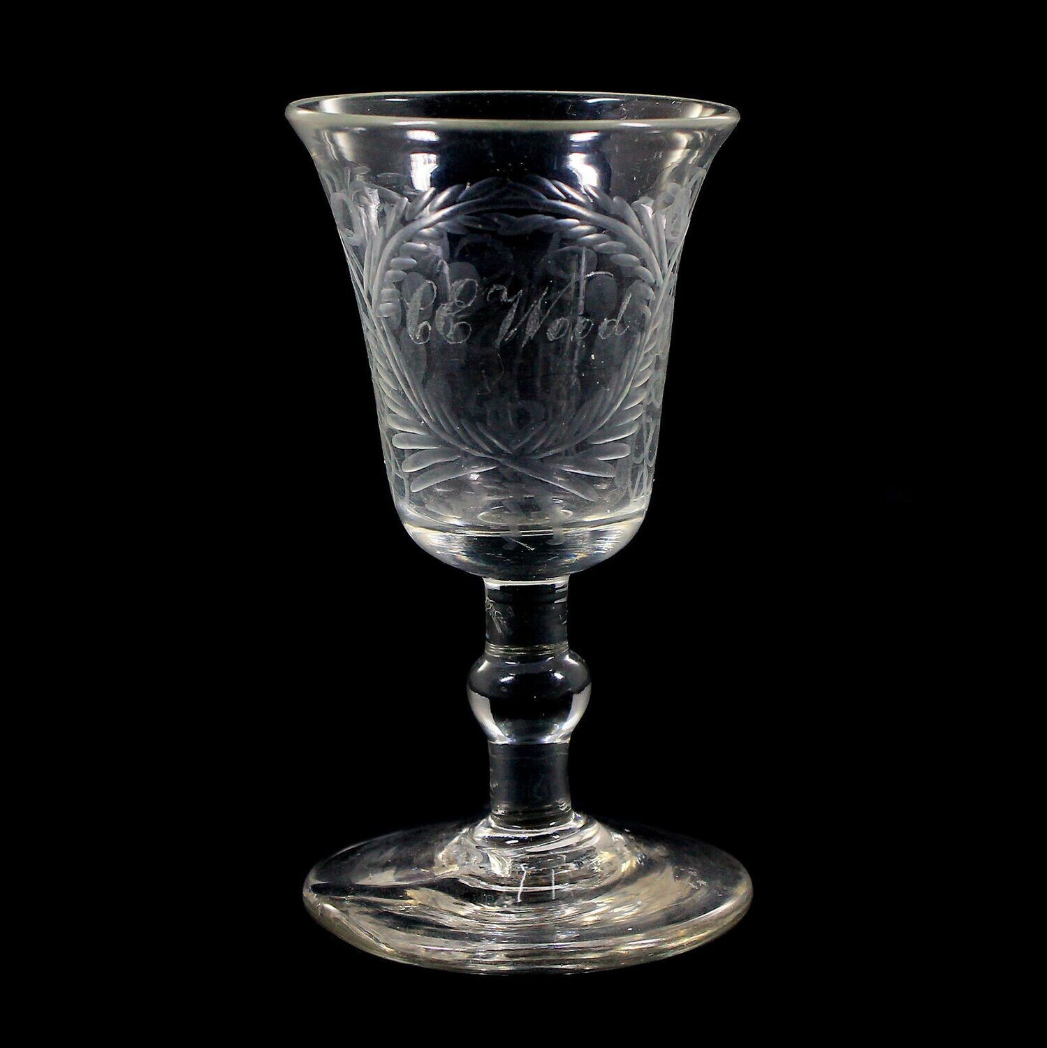 North German / Scandinavian goblet with foliage, early 19th century.