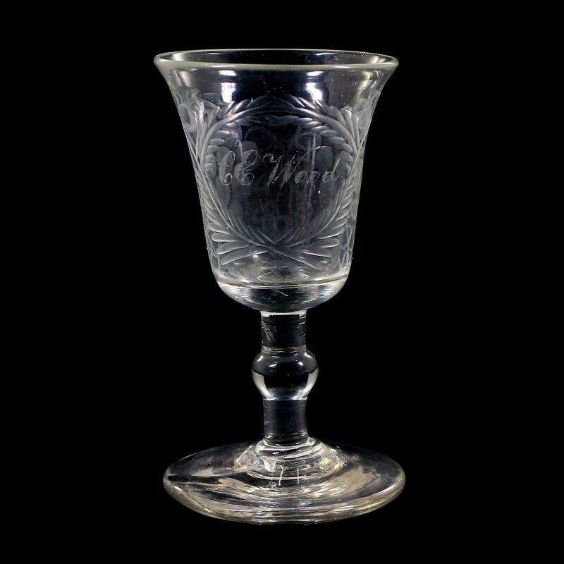 North German / Scandinavian goblet with foliage, early 19th century.