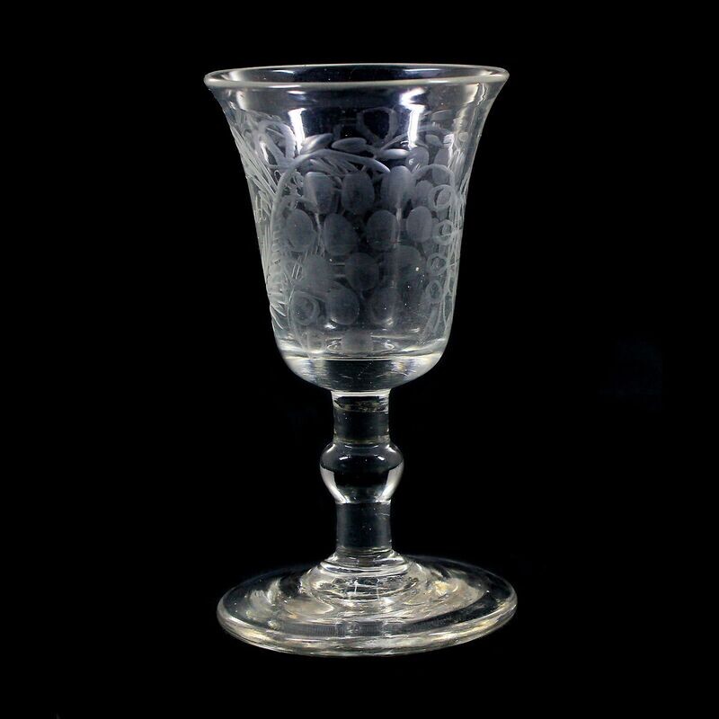 North German / Scandinavian goblet with foliage, early 19th century.