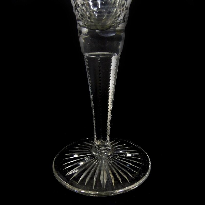 Large cup with decorative cut decoration, Val St. Lambert, Scheffel model around 1905