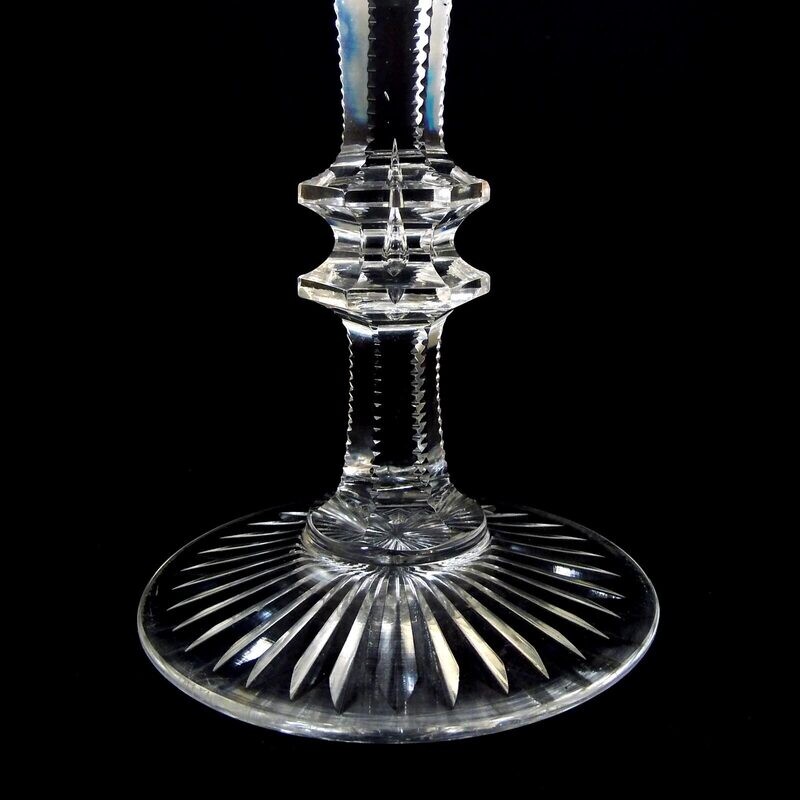 Large cup with rich cut, Val St. Lambert, model Germania around 1905