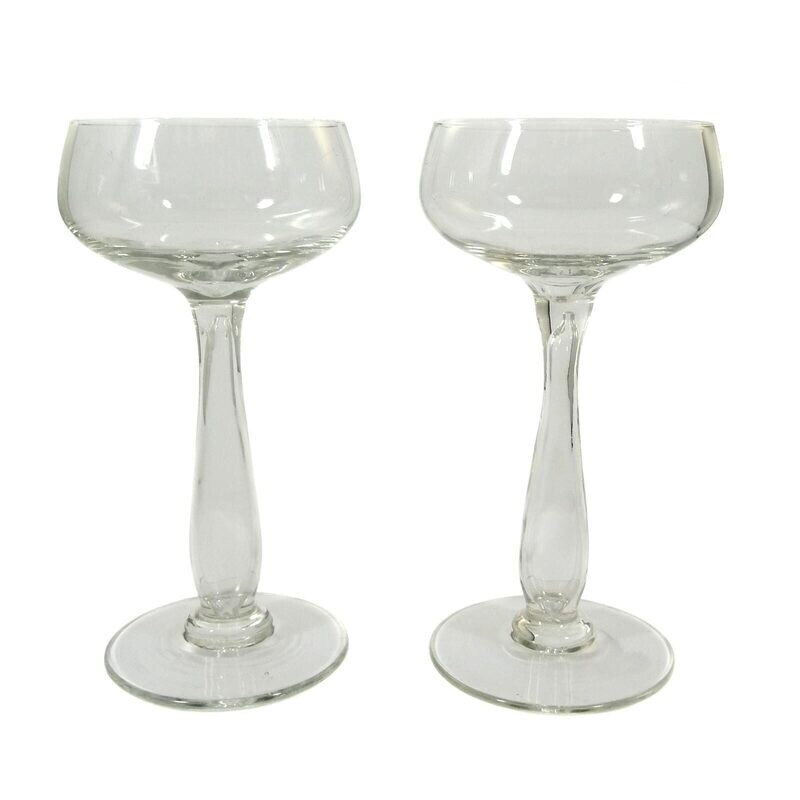 1st of 2 wine glasses with pierced air bubble, Villeroy &amp; Boch, Marschner