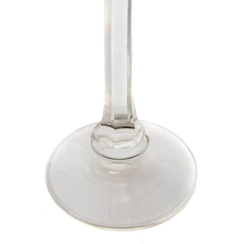 Roman, faceted shaft with violet cup, Saint Louis around 1905-10