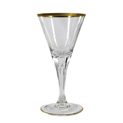 with gold rim