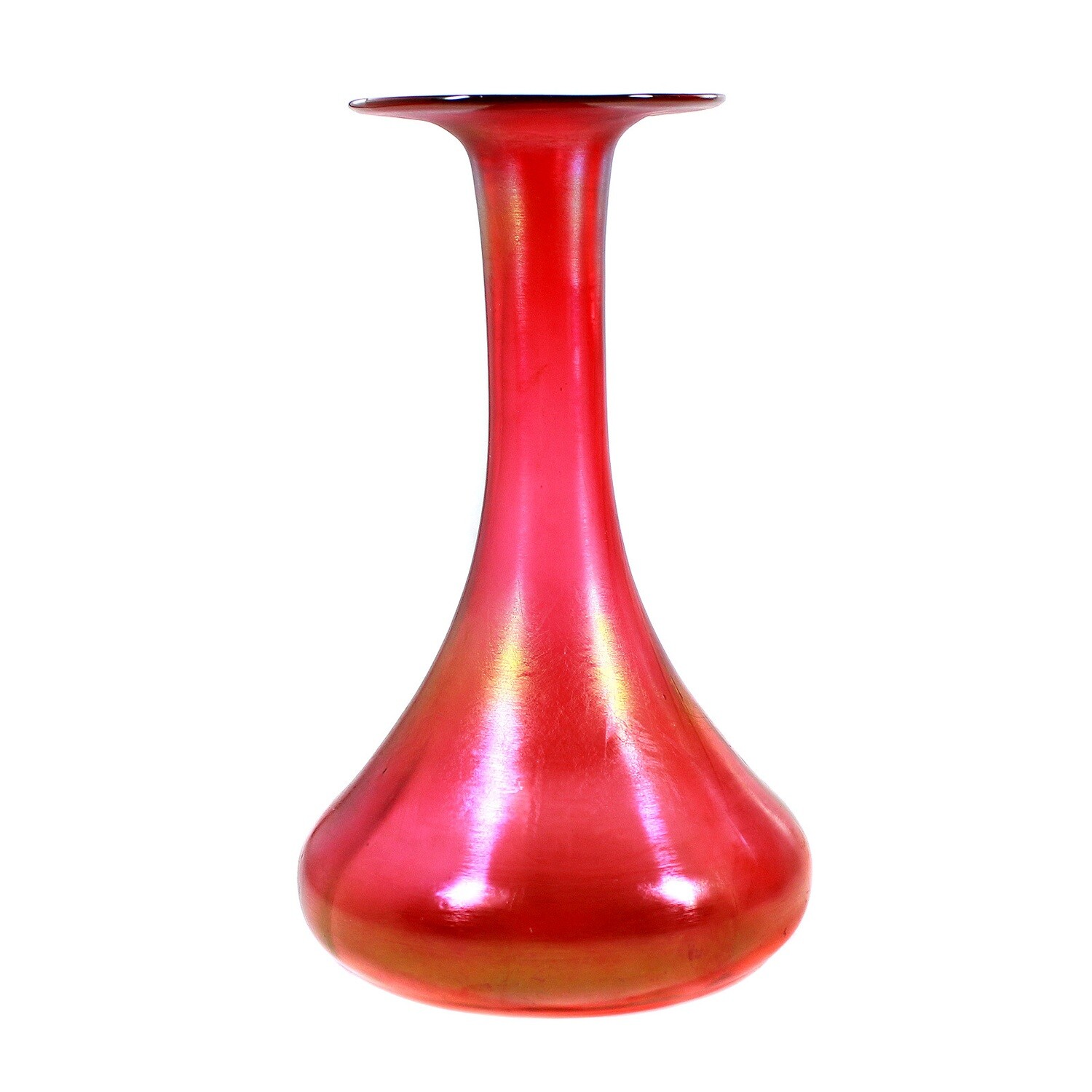 Vase, metallic pink smooth, Loetz for Bakalowits & Söhne around 1898-99