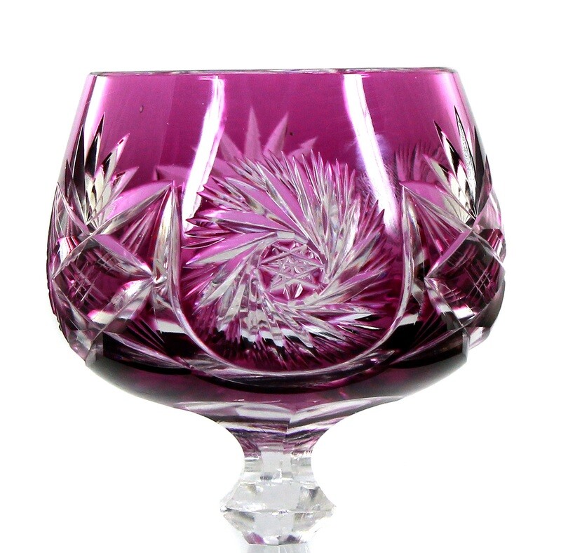 Roman with a purple cup, designed by S. Haertel, Josephinenhütte around 1920