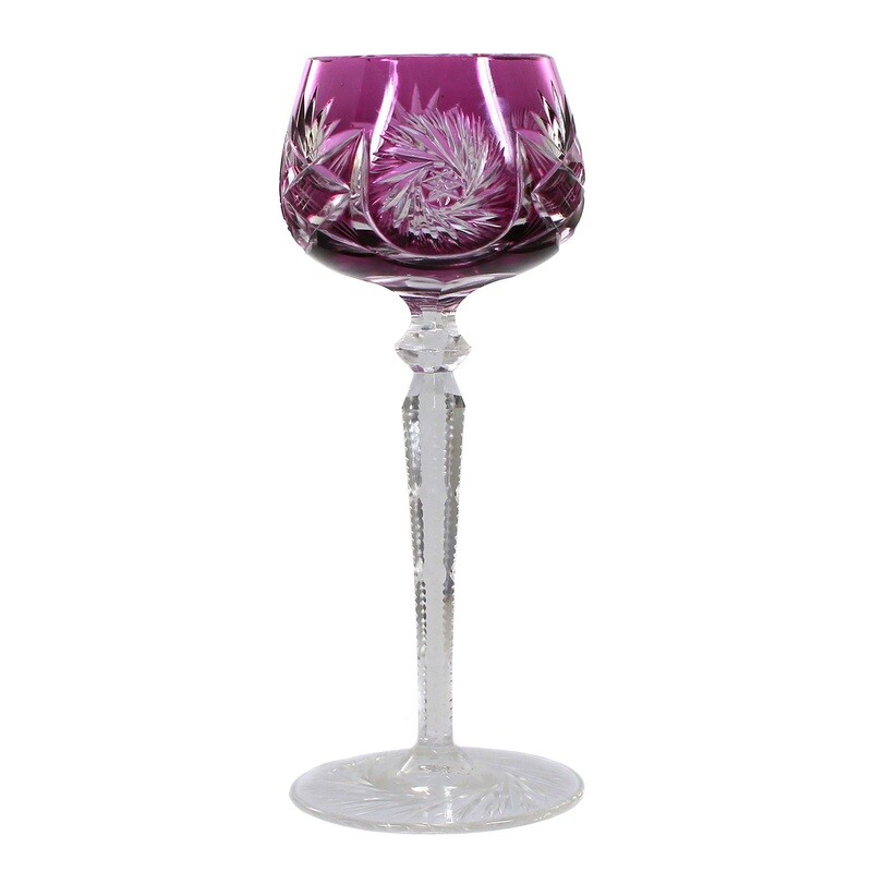 Roman with a purple cup, designed by S. Haertel, Josephinenhütte around 1920