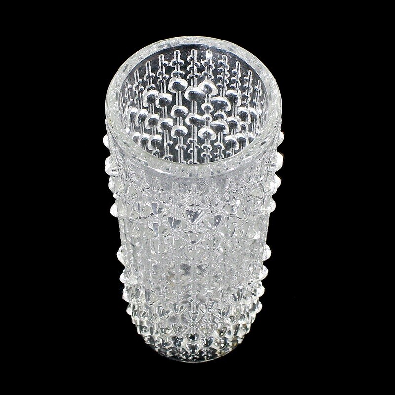 Vase with drop decoration, designed by Frantisek Peceny, Hermanova Hut around 1965