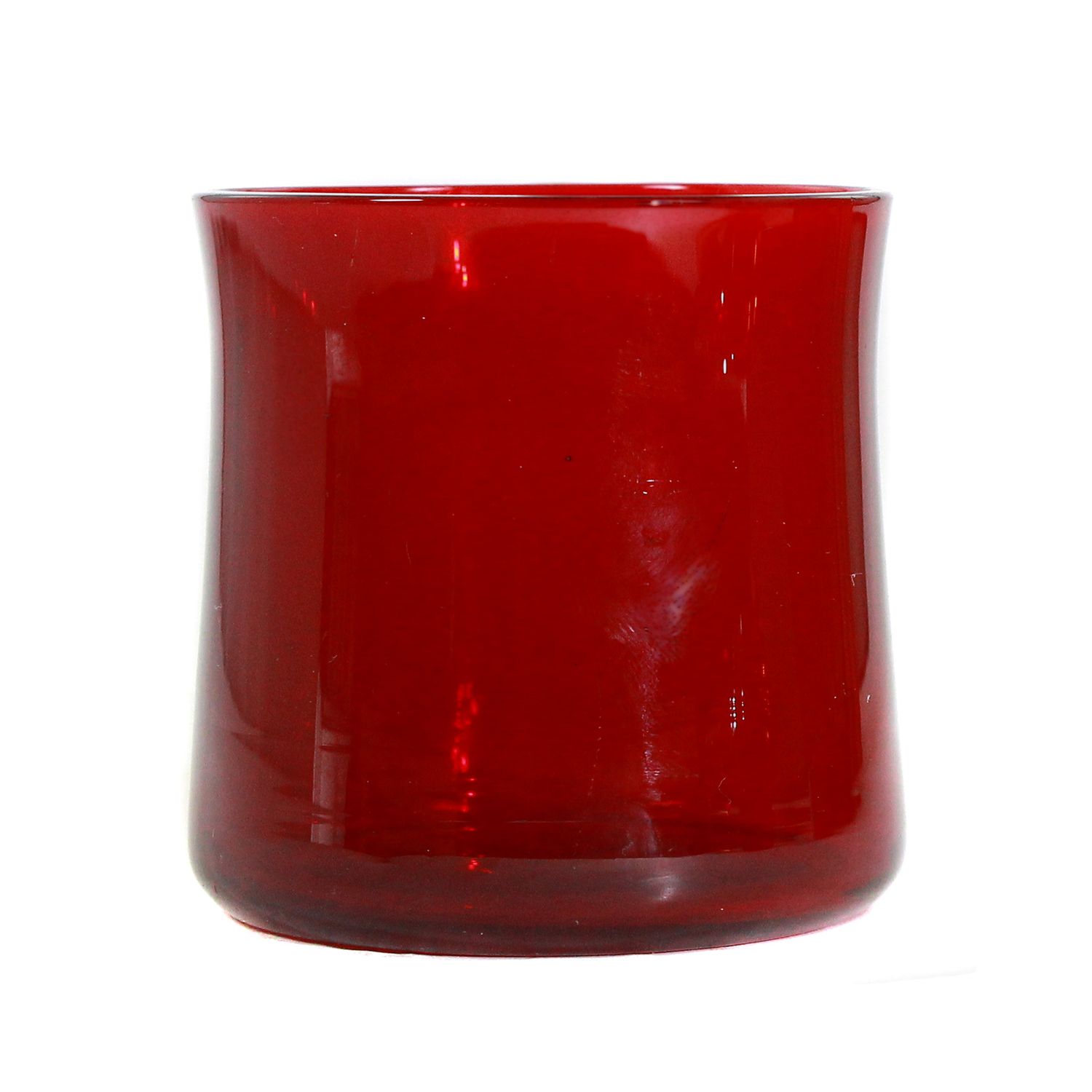 Small vase made of red gold ruby ​​glass, Josephinenhütte around 1900
