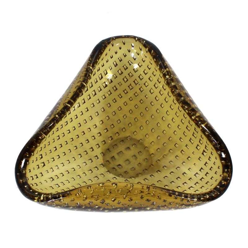 Bowl with angular air inclusions, Venini, designed by C. Scarpa around 1955