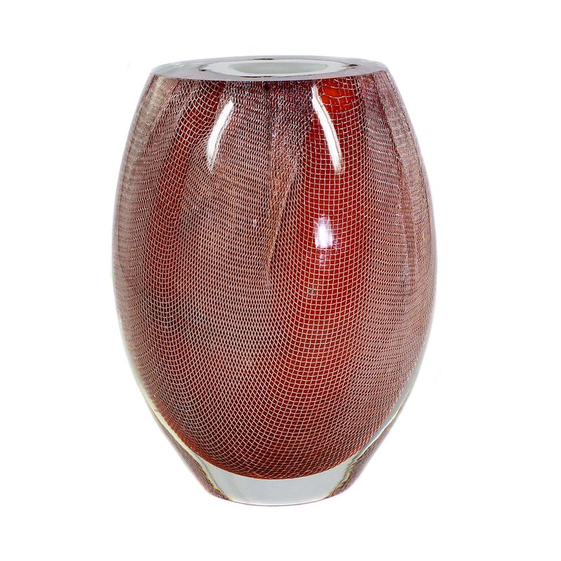 Vase with enclosed wire mesh, Omer Arbel for Bocci