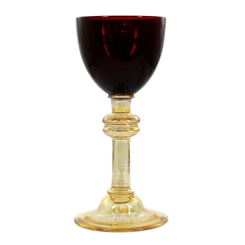 Lodge glass / Graal Cup around 1912, Josephinenhütte, design by Siegfried Haertel