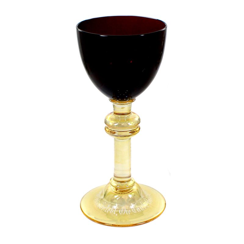 Lodge glass / Graal Cup around 1912, Josephinenhütte, design by Siegfried Haertel