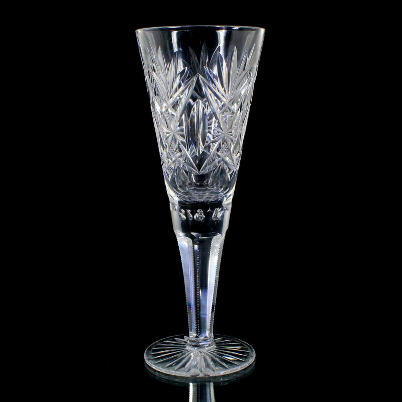Large cup with pierced air beads, Val Saint Lambert, Scheffel model