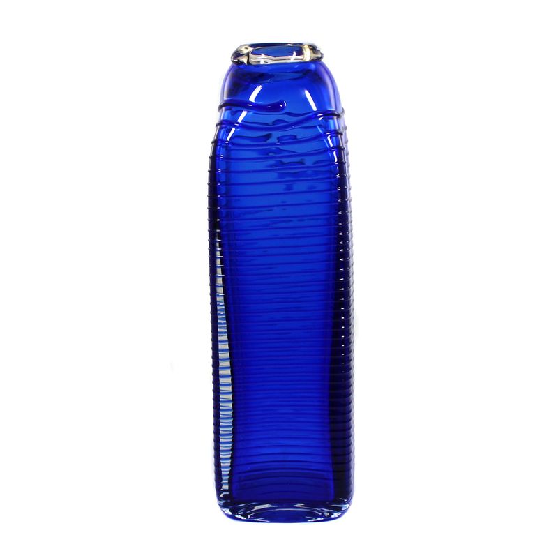 Tall vase with interlayer decoration, Ziesel Technical School, B. Schagemann