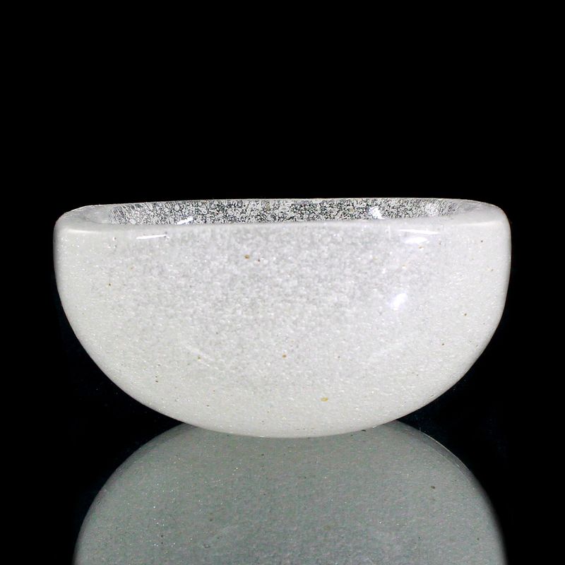 Small bowl with bubble inclusions, Venini, designed by Carlo Scarpa, 'A bollicine' 1935