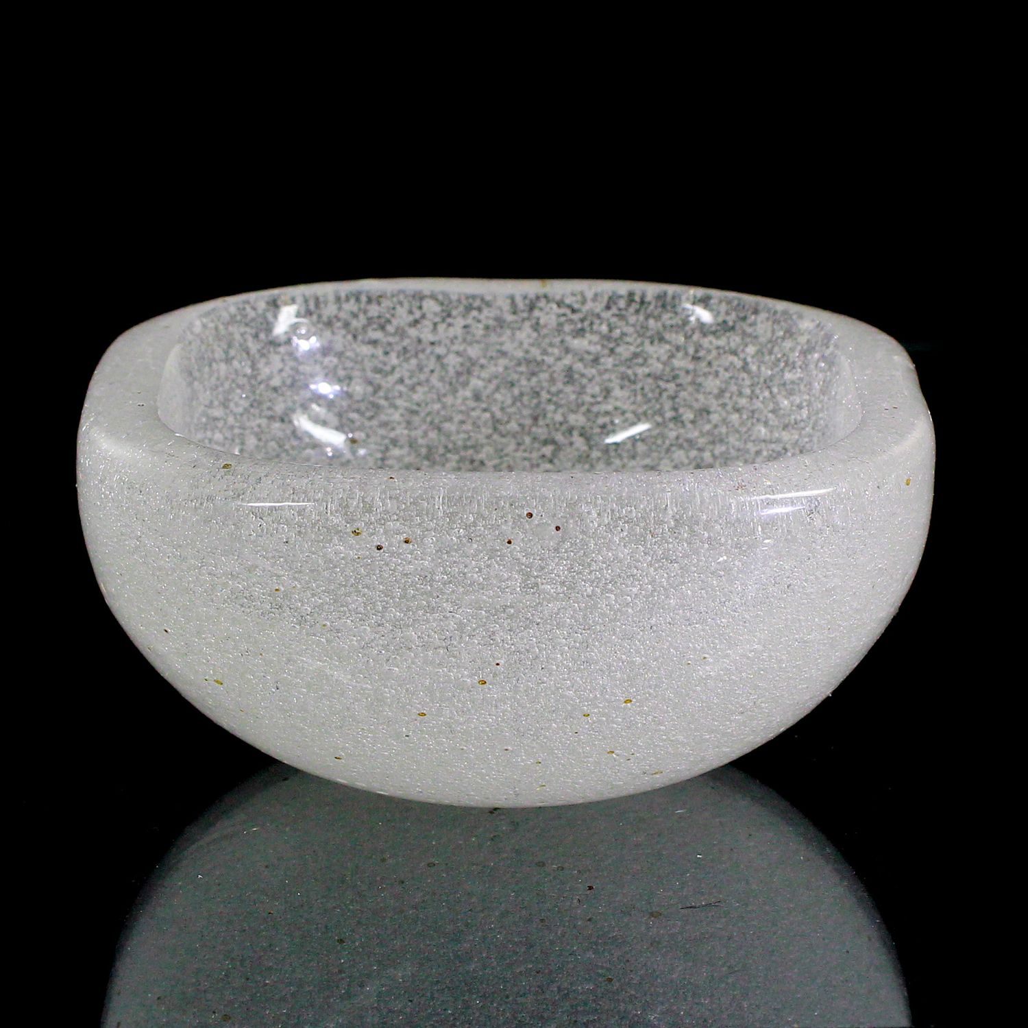 Small bowl with bubble inclusions, Venini, designed by Carlo Scarpa, &#39;A bollicine&#39; 1935