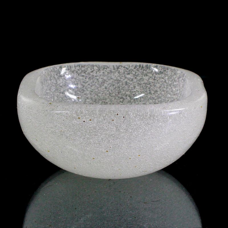 Small bowl with bubble inclusions, Venini, designed by Carlo Scarpa, &#39;A bollicine&#39; 1935