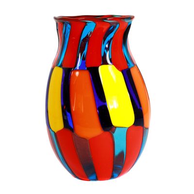 Kleine Pezzato Vase von Ballarin &amp; Matteo Murano, signiert