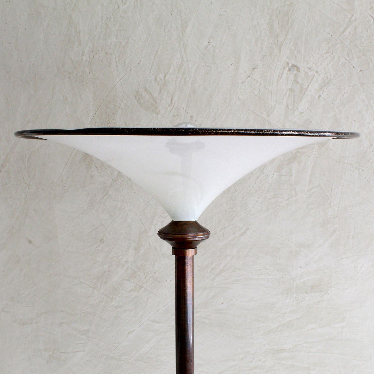 Pair of marbled glass floor lamps by Barovier &amp; Toso, Primavera series, circa 1980