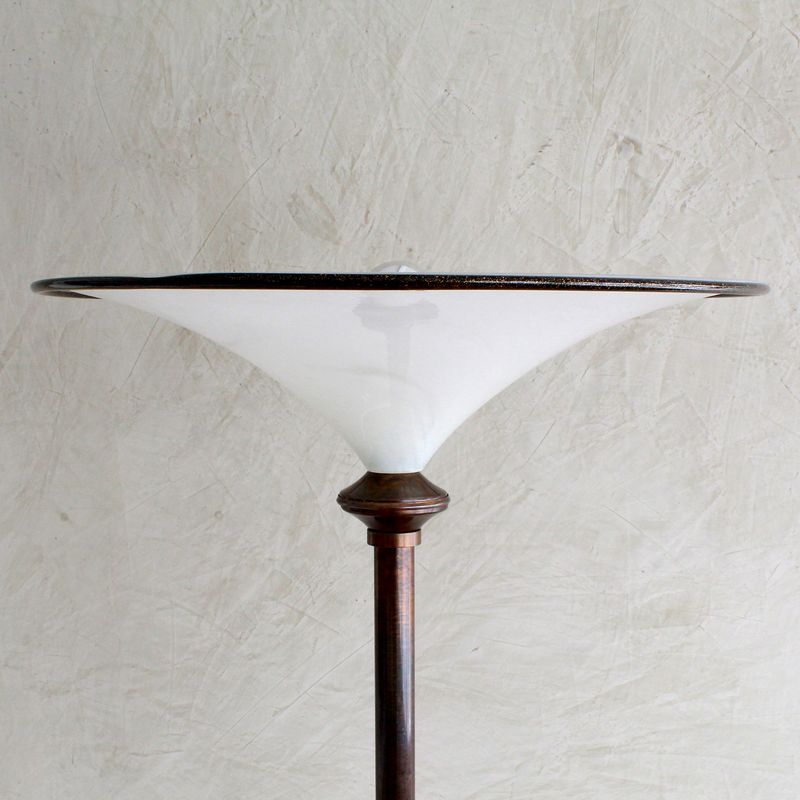 Pair of marbled glass floor lamps by Barovier &amp; Toso, Primavera series, circa 1980