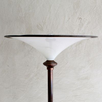 Paar Stehlampen aus marmoriertem Glas von Barovier &amp; Toso, Serie Primavera um 1980