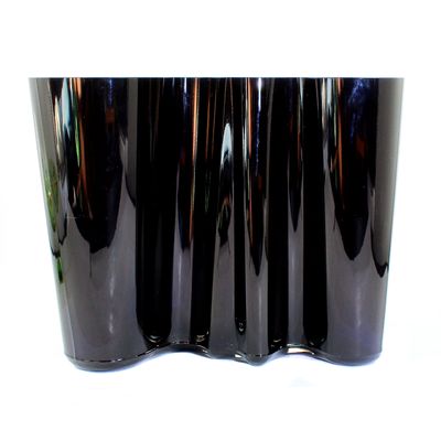 Littala Vase Savoy aus kobaltblauem Glas, Entwurf Alvar Aalto