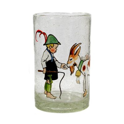 Beaker by Ludwig Hohlwein around 1904-06, Ziegenpeter, Theresienthal