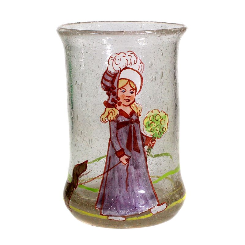 Beaker by Ludwig Hohlwein around 1904-06, Theresienthal Glassworks