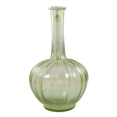 Narrow-necked jug made of opaque Cyprus glass, Josephinenhütte around 1881-1900 for Fellmer