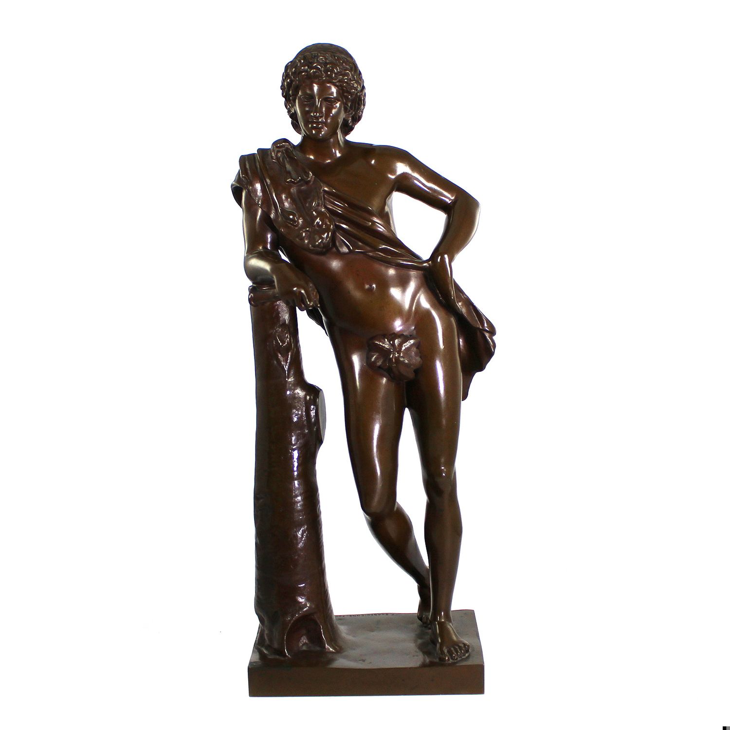 The Reclining Satyr, F. Barbedienne Fondeur, A. Collas Brevete, second half of the 19th century.