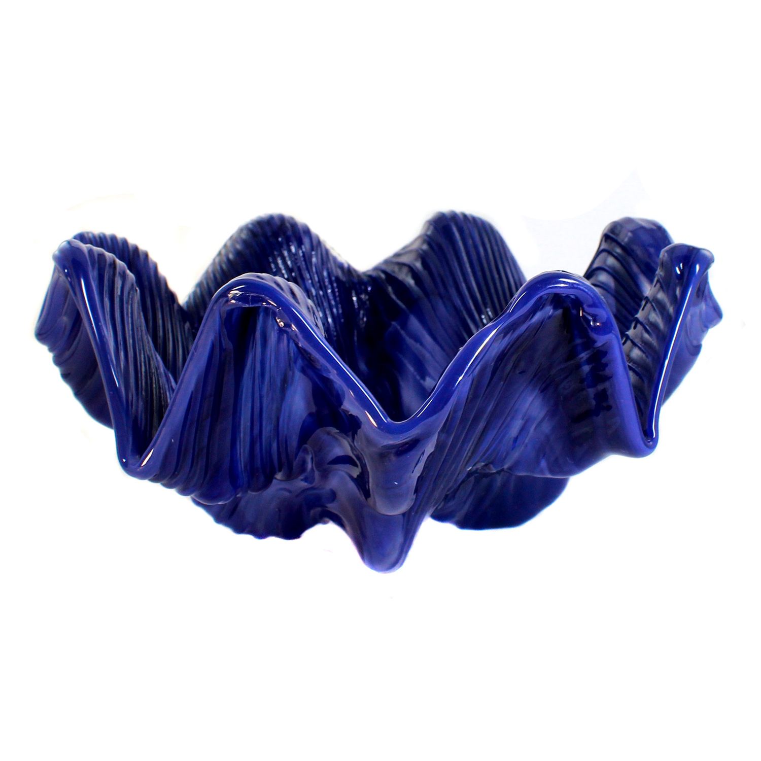 Bowl in Pasta Vitrea technique, Ninfee series, signed Venini, designed by Zuccheri, circa 1967