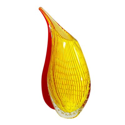 Vase mit Faden- und Luftperlen-Dekor, Rosenthal, Serie Dewdrop, um 1970-80