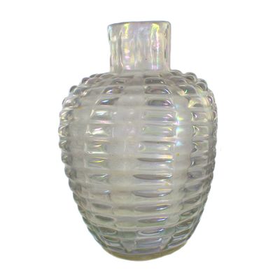 Große schwere Vase mit Rippenrelief, Ercole Barovier, Serie Bugnati um 1938