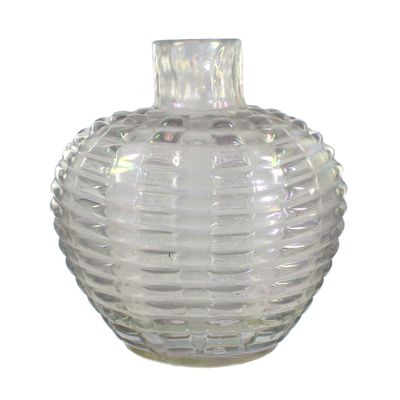 Große schwere Vase mit Rippenrelief, Ercole Barovier, Serie Bugnati um 1938
