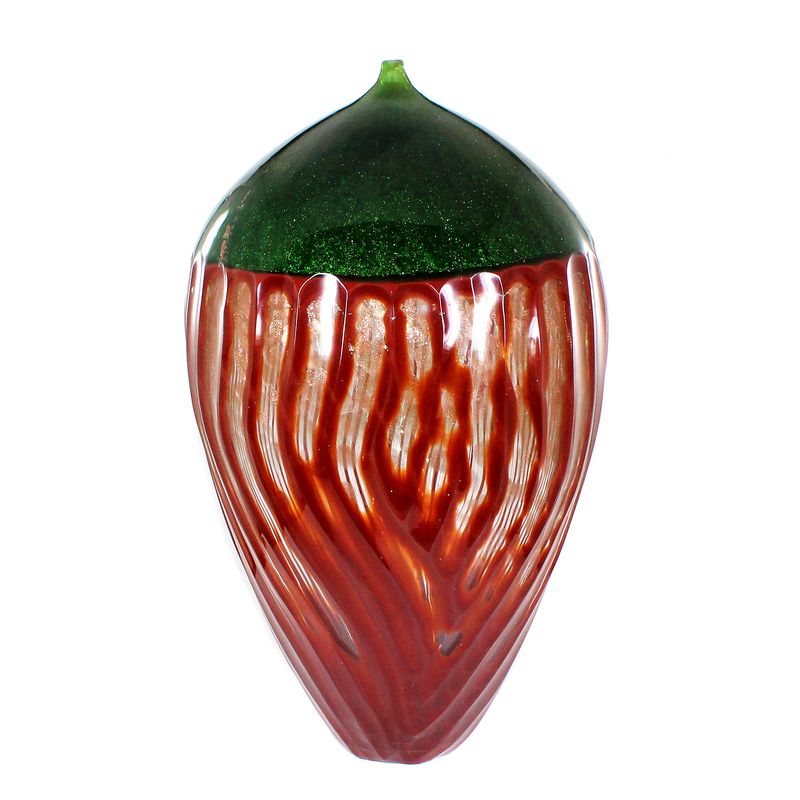 Large art glass vase with aventurine glass, A. Zilio Murano, 2000