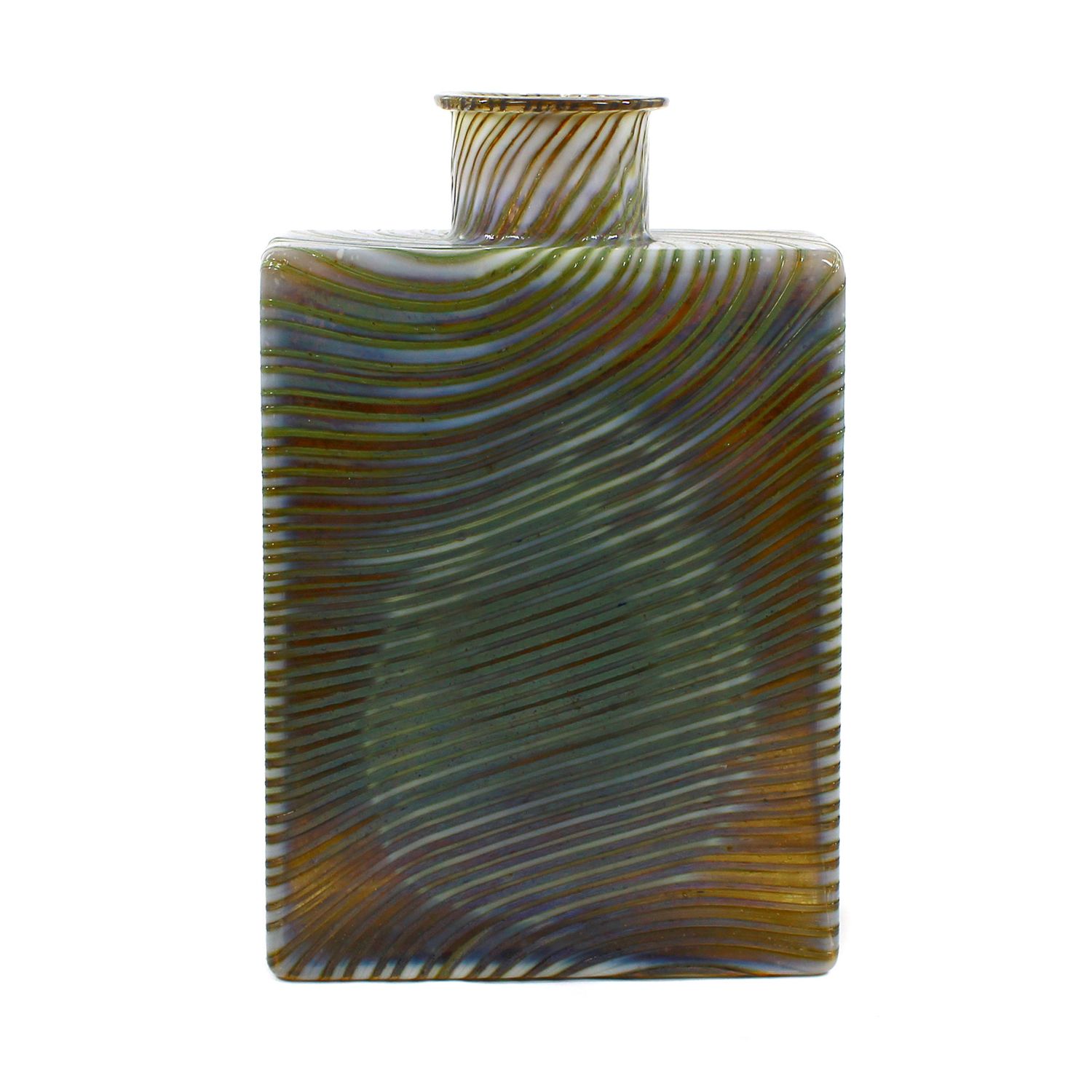 Bottle with filigree glass threads, Kaj Franck, Nuutajärvi Notsjö 1983.