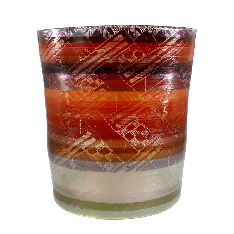 Large painted vase, Isgard Moje-Wohlgemuth, signed 1983