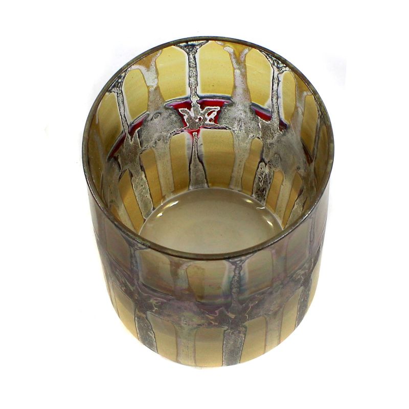 Painted beaker, Isgard Moje-Wohlgemuth, signed 1983