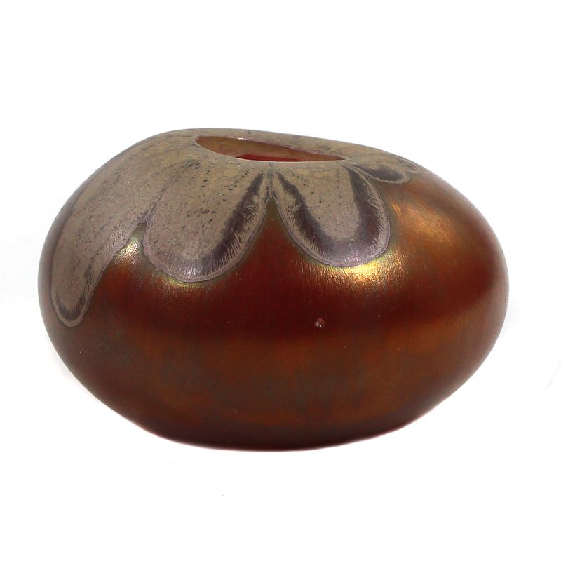 Small painted vase, Isgard Moje-Wohlgemuth, signed 1976