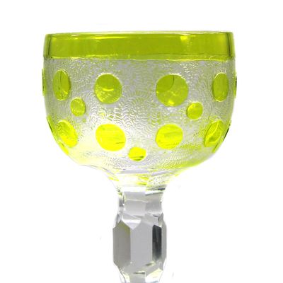 Likörglas mit geätztem Dekor, Jean Beck, Egon von Poschinger