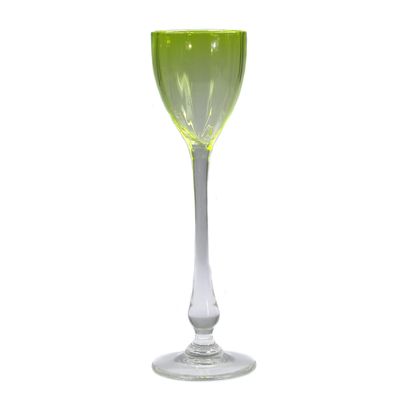 Likörglas mit gerippter Kuppa, Entw. Koloman Moser für E. Bakalowits Söhne, Wien