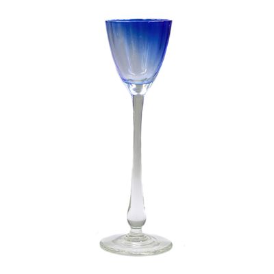 Likörglas mit gerippter Kuppa, Entw. Koloman Moser für E. Bakalowits Söhne, Wien