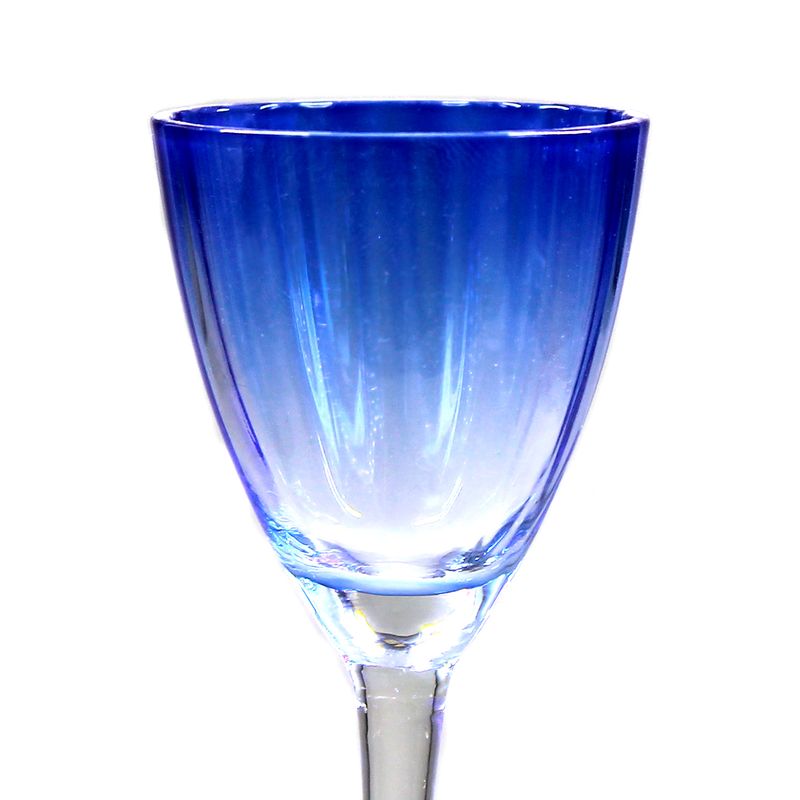 Liqueur glass with ribbed bowl, designed by Koloman Moser for E. Bakalowits Söhne, Vienna