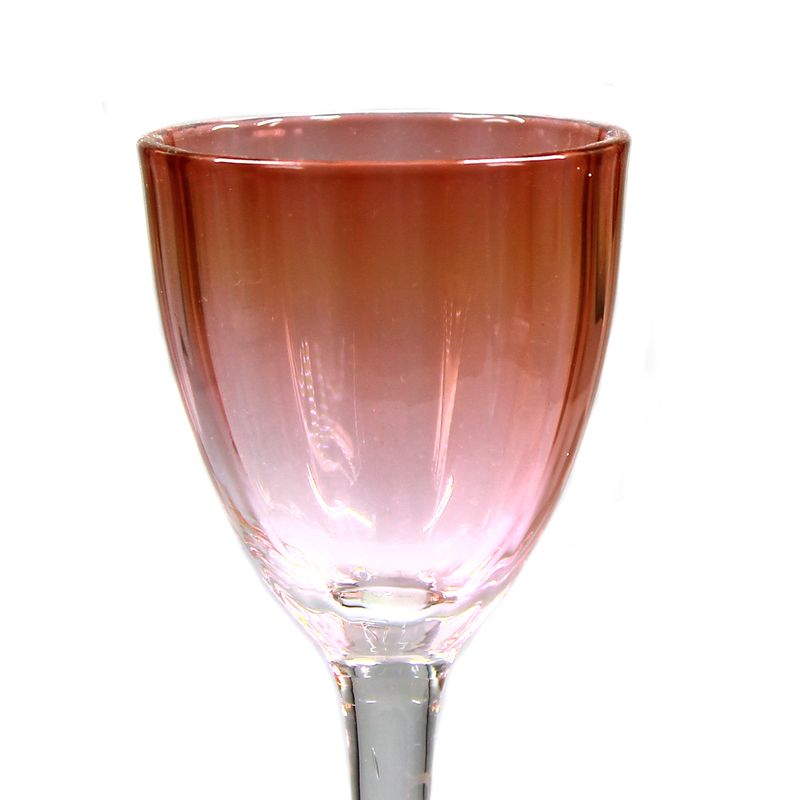Liqueur glass with ribbed bowl, designed by Koloman Moser for E. Bakalowits Söhne, Vienna