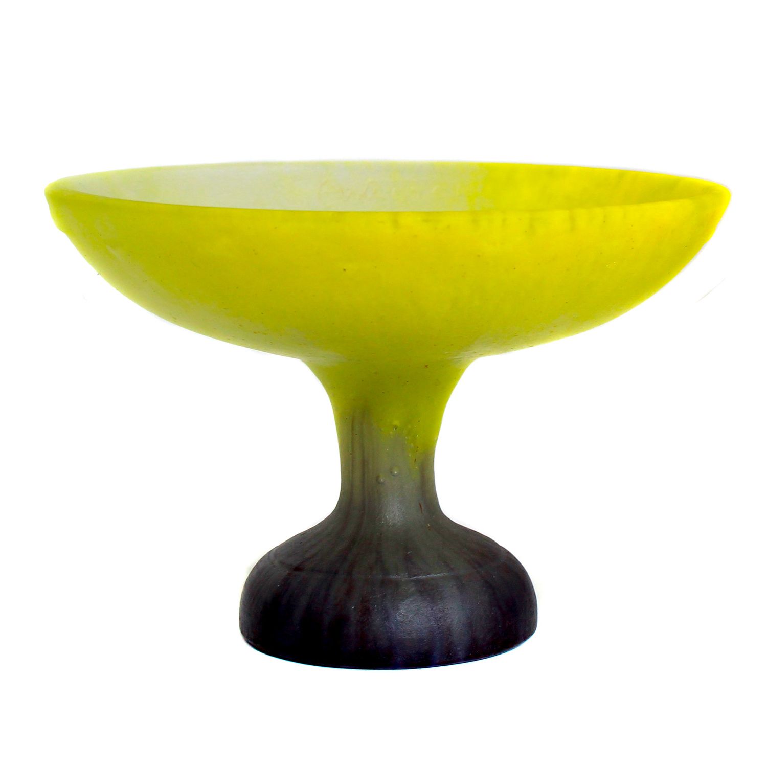 69 Footed bowl in pâte de verre, signed Amalric Walter Nancy, circa 1906–20